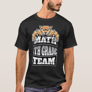 Math Team 8th Grade Teachers Students Jaguars Pant T-Shirt