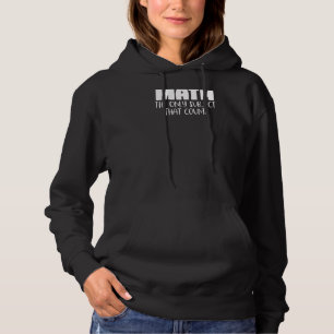 Math The Only Subject That Counts Cute Math Teac Hoodie