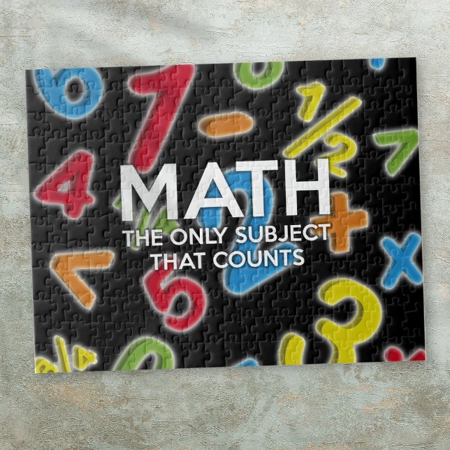 MATH THE ONLY SUBJECT THAT COUNTS JIGSAW PUZZLE (MATH THE ONLY SUBJECT THAT COUNTS JIGSAW PUZZLE)