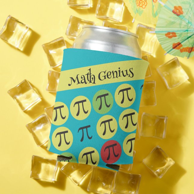 Math Themed Pi Symbols Can Cooler (In Situ Summer)
