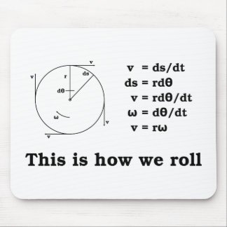 Math! This is how we roll Mouse Mat