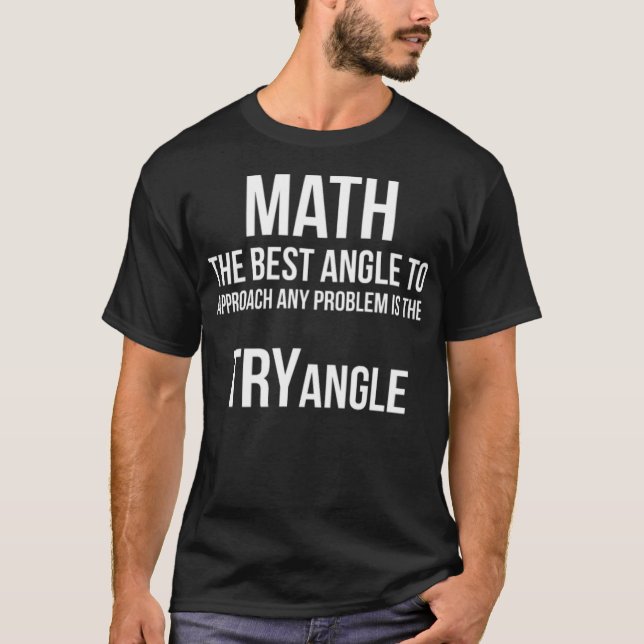 Math Tryangle Funny Geek ranch country  T-Shirt (Front)