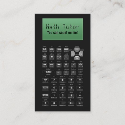 Math Tutor Business Cards | Zazzle UK