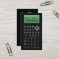Math Tutor Business Card…