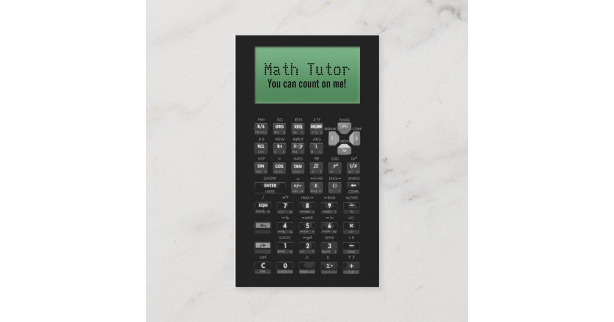Math Tutor Business Cards | Zazzle.co.uk