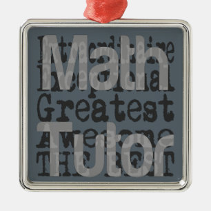Math Tutor Extraordinaire Metal Tree Decoration