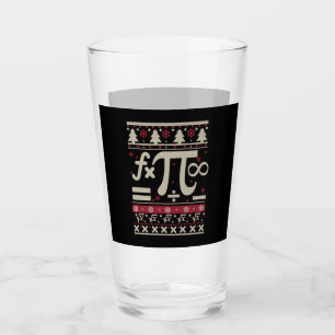 Math Ugly Christmas Glass