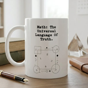 Math Universal Language Truth & Logic Educator Coffee Mug