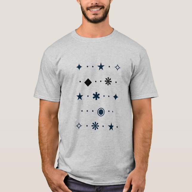 Math Vector T-Shirt - Bold Matrix Design (Front)
