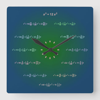 Math Wall Clock (AM-PM-Minutes)