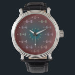 Math Watch (AM-PM)<br><div class="desc">The numbers on the watch are replaced with quadratic equations whose solutions indicate the hours in the morning or in the afternoon.</div>