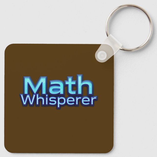 Math Whispere Key Ring (Back)