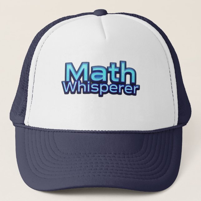 Math Whispere Trucker Hat (Front)