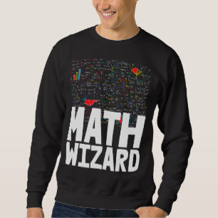 Math Wizard  Toddler Mathletics Birthday Sweatshirt