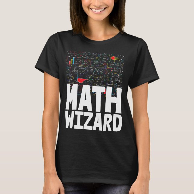Math Wizard  Toddler Mathletics Birthday T-Shirt (Front)