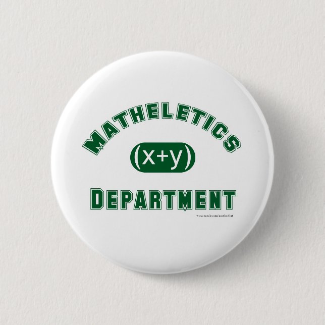 Matheletics Department 6 Cm Round Badge (Front)