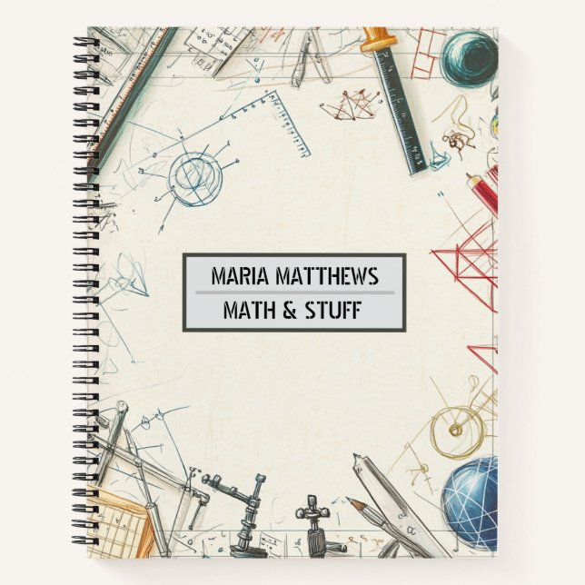 Mathematic custom Notebook (Front)