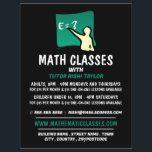 Mathematic Logo, Math Classes Advertising Flyer<br><div class="desc">Mathematic Logo,  Math Classes Advertising Flyers By The Business Card Store.</div>