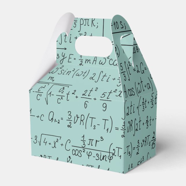 Mathematic Lovers, Math Formula, Math Geek Favour Box (Front Side)