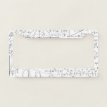 Mathematic Lovers, Math Formula, Math Geek Licence Plate Frame<br><div class="desc">The perfect Cute Mathematic Lovers, Math Formula, Math Geek, a pattern gift idea for all men, women & kids who loves Math Equation Seamless fabric! Makes an ideal gift for your mum, dad, sister, brother, aunt, uncle, grandma or grandpa & for your love ones for their Wedding Anniversaries, Birthdays, Summer,...</div>