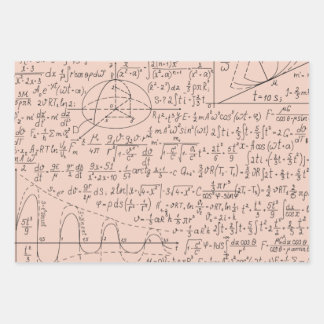 Mathematic Lovers, Math Formula, Math Geek Wrapping Paper Sheet
