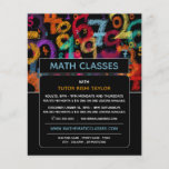 Mathematic Number Design, Math Classes Advertising Flyer<br><div class="desc">Mathematic Number Design,  Math Classes Advertising Flyers By The Business Card Store.</div>