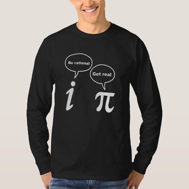 Mathematic Rational Number Real Imaginary Nerd Con T-Shirt (Front)