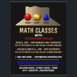 Mathematic Shapes, Math Classes Advertising Flyer<br><div class="desc">Mathematic Shapes,  Math Classes Advertising Flyers By The Business Card Store.</div>