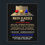 Mathematic Shapes, Math Classes Advertising Flyer<br><div class="desc">Mathematic Shapes,  Math Classes Advertising Flyers By The Business Card Store.</div>
