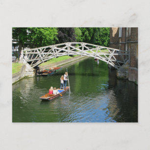 Mathematical Bridge, Cambridge Postcard