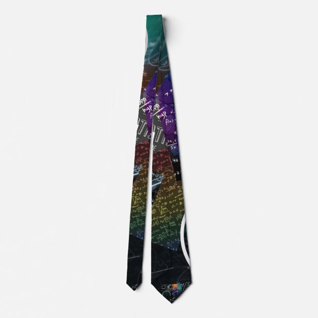 Mathematical Equations Necktie (Back)