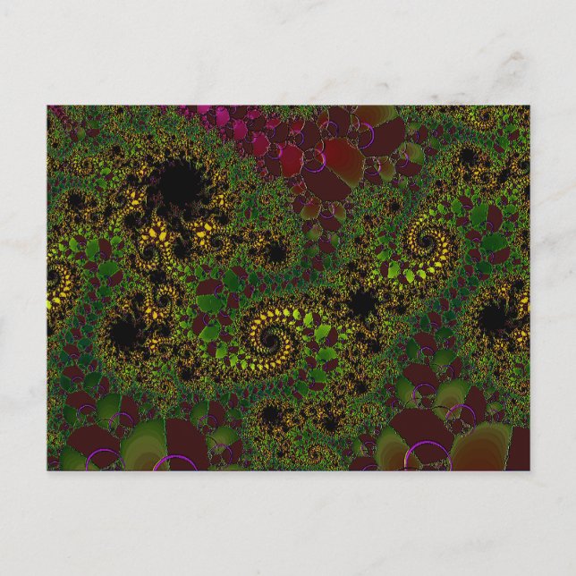 "Mathematical Fantasy"  - Number Two" Postcard (Front)