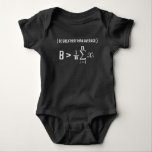 Mathematical Formula Greater Average Science Humor Baby Bodysuit<br><div class="desc">Funny Math Nerd Gift for Mathematician Geek. Mathematical Formula Greater than Average Science Humor.</div>