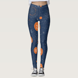 Mathematical formulas leggings