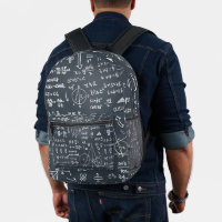 Mathematical Geometric, Formula Pattern, black