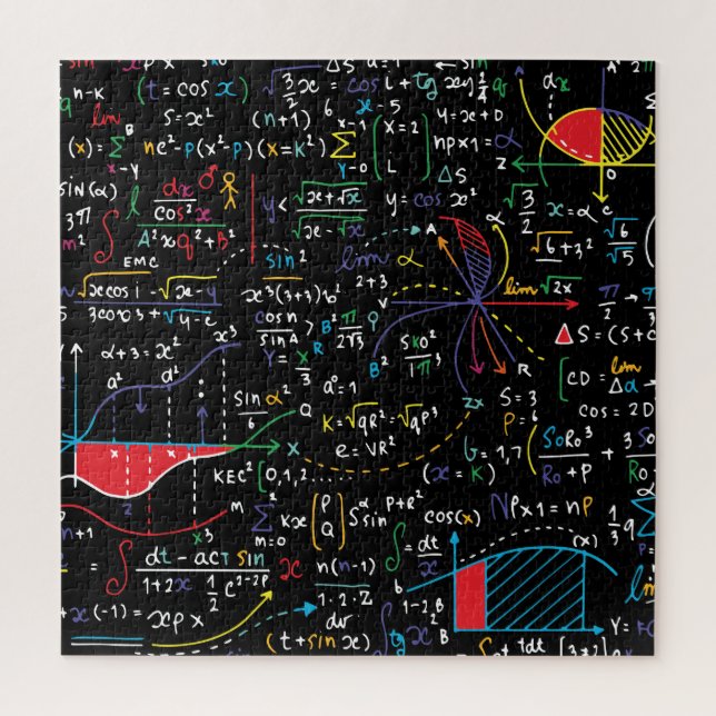 Mathematical geometry puzzle (Vertical)