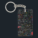 Mathematical geometry student teacher key ring<br><div class="desc">Teacher Mathematik formula calculation for teachers,  whether elementary school or high school of any mathematics and calculation type lover loves this equation graphics</div>