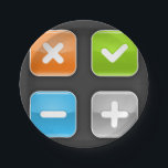 Mathematical Icons Paper Plate<br><div class="desc">Mathematical equation icons on a black background. This design looks really effective on these Paper Plates</div>