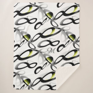 Mathematical Infinity Symbol Lemniscate Abstract Sherpa Blanket