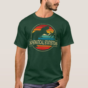 Mathematical Statistician Dinosaur T-Shirt