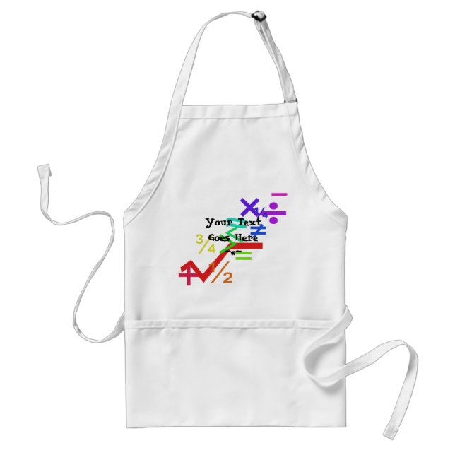 Mathematical Symbols Apron (Front)