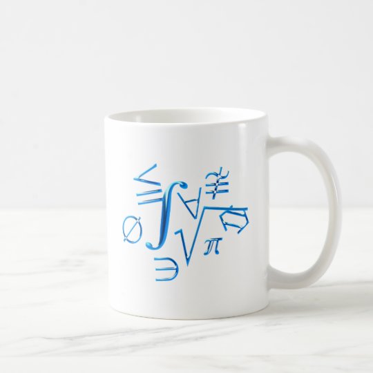 mathematical symbols mathematical symbol coffee mug