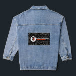 Mathematical T-shirt Denim Jacket<br><div class="desc">This is a special t-shirt with a unique mathematical design.</div>