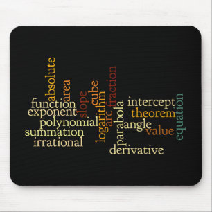 Mathematical Terms Mousepad