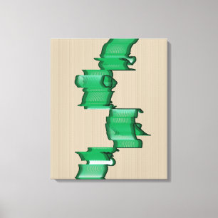 Mathematically Aligned Sculpture Canvas Print