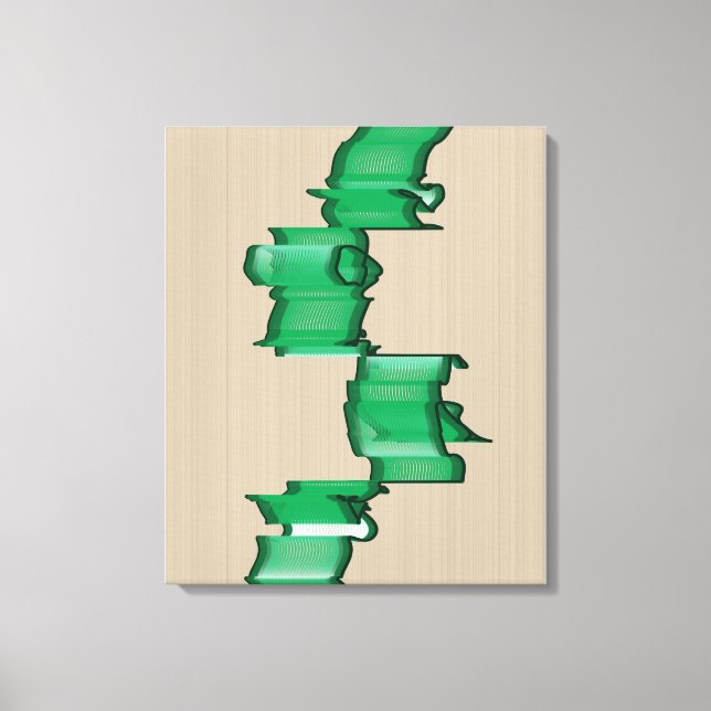Mathematically Aligned Sculpture  Canvas Print (Front)