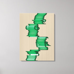 Mathematically Aligned Sculpture Canvas Print