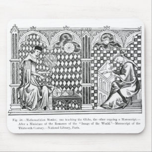 Mathematician Monks: one teaching the Globe Mouse Mat