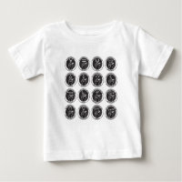 Mathematicians for All, etc baby T-shirt