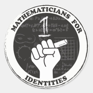 Mathematicians for Identities stickers